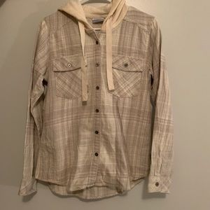 Columbia hooded flannel
